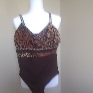 Leopard printed swimsuit
